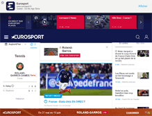 Tablet Screenshot of eurosport.fr